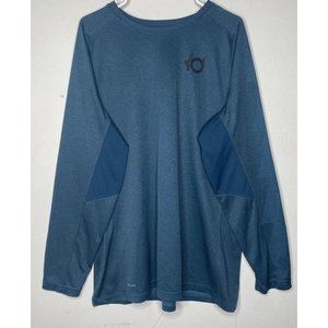Nike Dri Fit Kevin Durant Green Long Sleeve Shirt Men’s Size XL